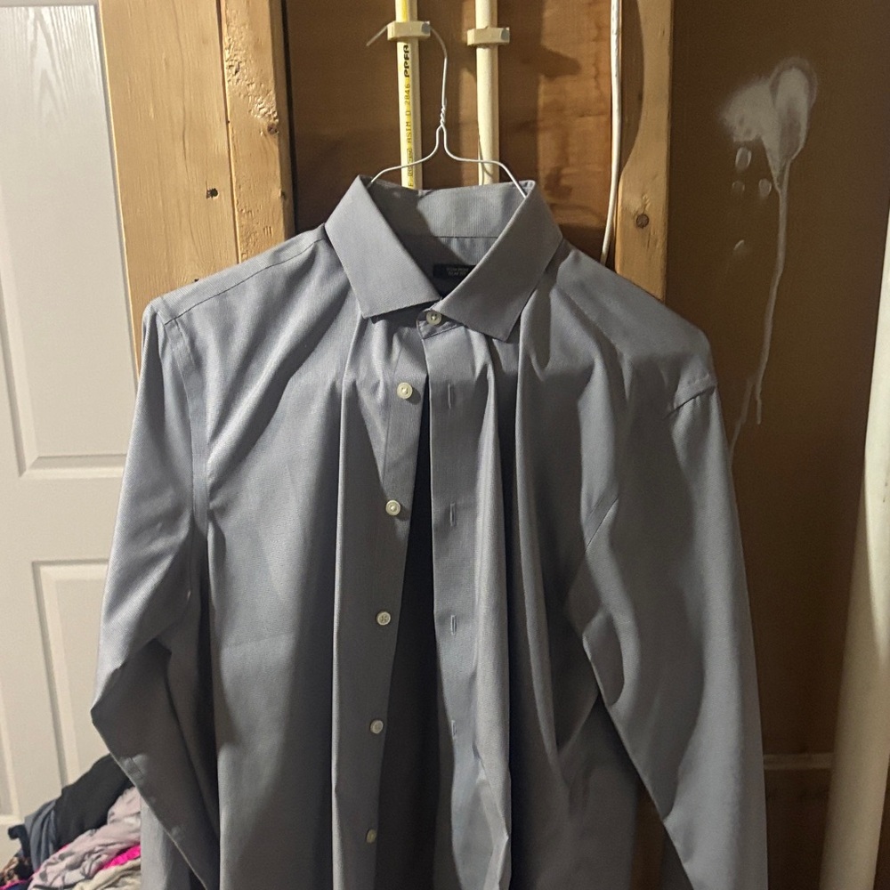 Kenneth Cole Men's Gray Dress Shirt